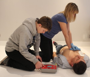 AED Defibrillator and CPR Training